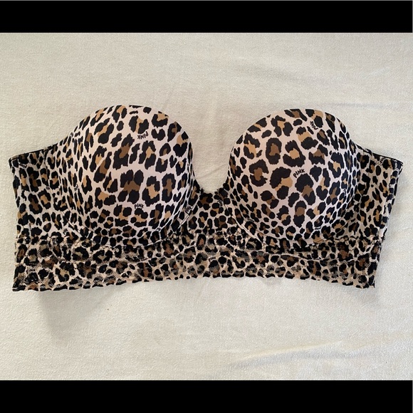 Leopard convertible bra VS Pink 34D